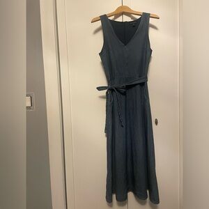 Banana Republic Denim Blue Midi Dress